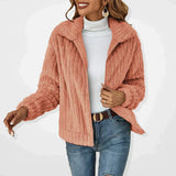 Élodisse | Women's Zip Front Long Sleeve Cardigan — view 2