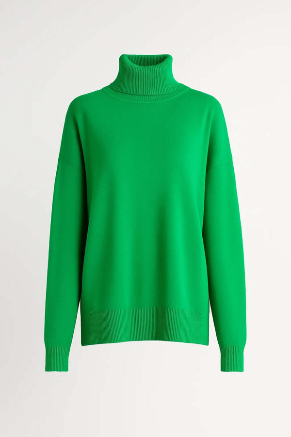 Matilda | Women's Loose Fit Turtleneck Knitted Winter Jumper — view 1