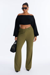 Women's High-Waisted Pants | Yvezi — 32