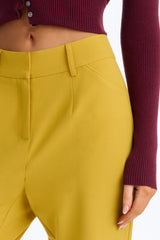 Women's High-Waisted Pants — Wide Leg | Yvezi — 48