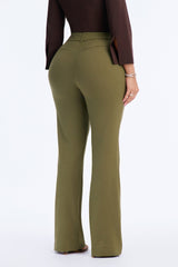 Women's High-Waisted Pants — Wide Leg | Yvezi — 63