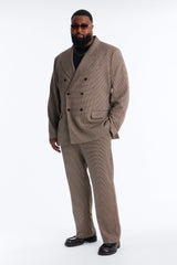 Men's Houndstooth Double-Breasted Blazer — Long Sleeve | Yvezi — 6