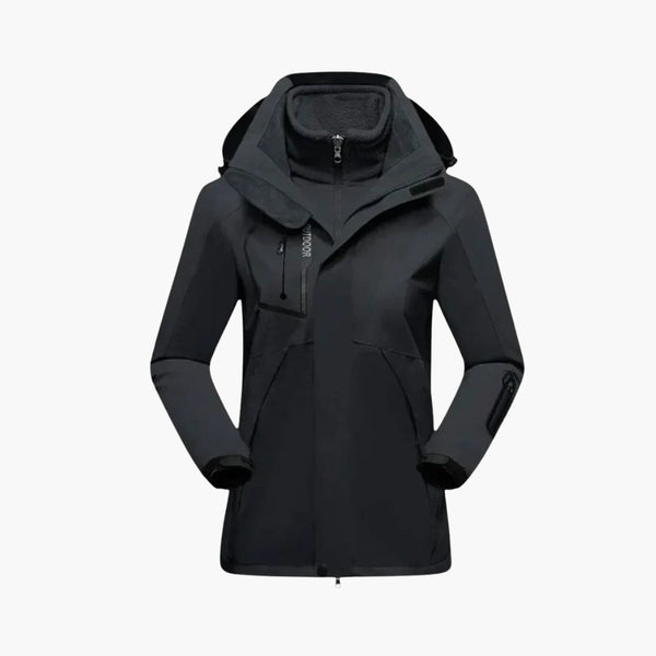 Marit | Women's Ski Jacket with Removable Lining & High Collar — view 1