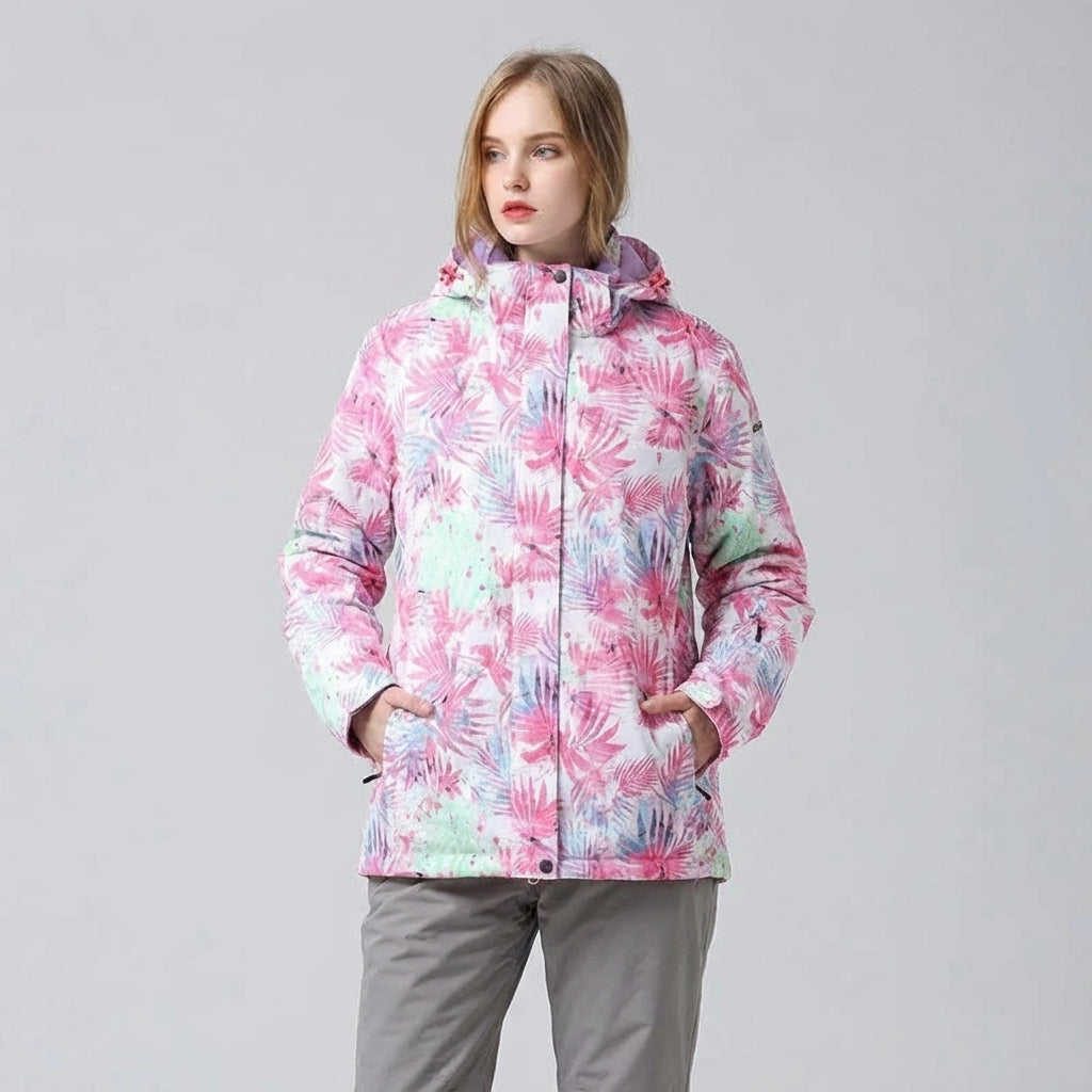 Glenys | Women's Hooded Ski Jacket with Insulating Lining — view 2