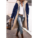 Helena | Women's Long Hooded Down Puffer Winter Coat — view 2