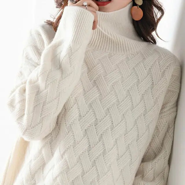 Elena | Women's Relaxed Fit Classic Knitted Jumper — view 4