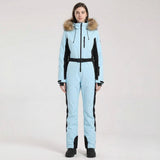 Angharad | Women's One-Piece Ski Suit with Removable Hood – Water-Repellent — view 10