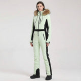 Angharad | Women's One-Piece Ski Suit with Removable Hood – Water-Repellent — view 11