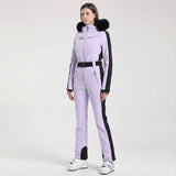 Angharad | Women's One-Piece Ski Suit with Removable Hood – Water-Repellent — view 7