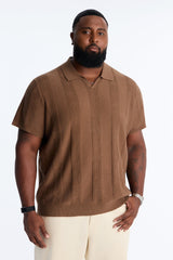 Men's Striped Cotton Polo Shirt — Short Sleeve | Yvezi — 5