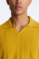 Men's Striped Cotton Polo Shirt — Short Sleeve | Yvezi — 11
