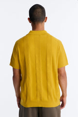 Men's Striped Cotton Polo Shirt — Short Sleeve | Yvezi — 12