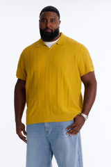 Men's Striped Cotton Polo Shirt — Short Sleeve | Yvezi — 13