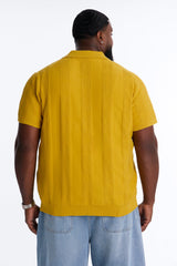 Men's Striped Cotton Polo Shirt — Short Sleeve | Yvezi — 16