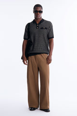 Men's Cotton Polo Shirt — Button Down, Short Sleeve | Yvezi — 2
