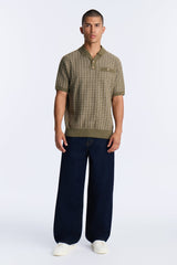 Men's Cotton Polo Shirt — Button Down, Short Sleeve | Yvezi — 10