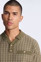 Men's Cotton Polo Shirt — Button Down, Short Sleeve | Yvezi — 11