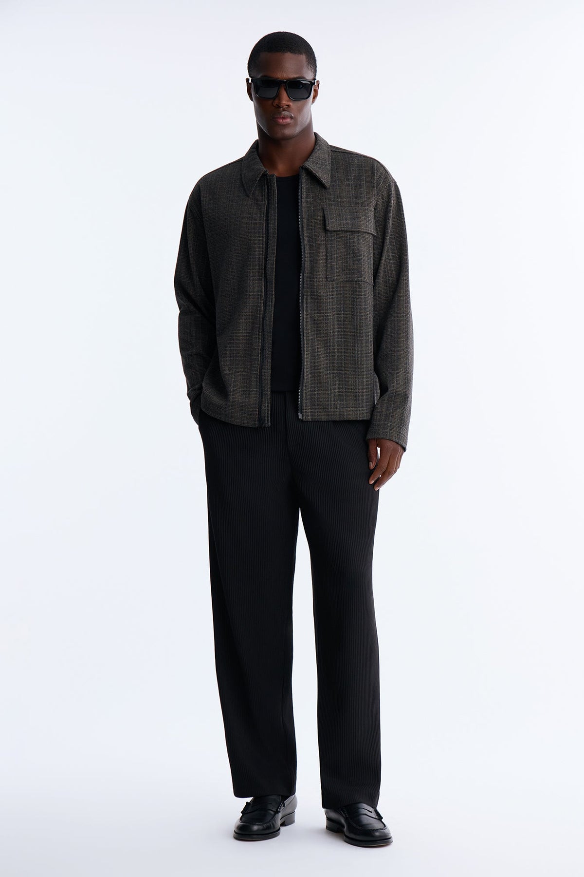 Men's Pleated Pants | Yvezi — 1