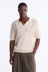 Men's Viscose Shirt — Short Sleeve, Ribbed | Yvezi — 20