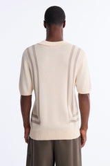 Men's Viscose Shirt — Short Sleeve, Ribbed | Yvezi — 23