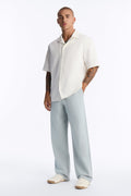 Men's Textured Lyocell Pants — Relaxed Fit | Yvezi — 1