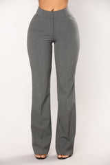 Women's High-Waisted Pants — Wide Leg | Yvezi — 22