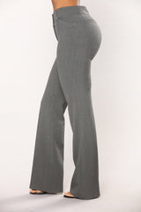 Women's High-Waisted Pants — Wide Leg | Yvezi — 23