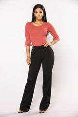 Women's High-Waisted Pants — Wide Leg | Yvezi — 2