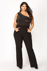 Women's High-Waisted Pants — Wide Leg | Yvezi — 5