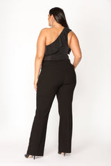Women's High-Waisted Pants — Wide Leg | Yvezi — 8