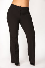 Women's High-Waisted Pants — Wide Leg | Yvezi — 6