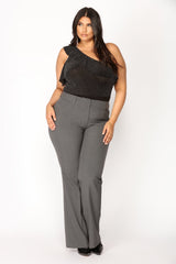 Women's High-Waisted Pants — Wide Leg | Yvezi — 27