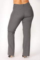 Women's High-Waisted Pants — Wide Leg | Yvezi — 32
