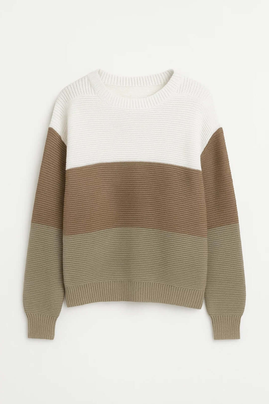 Women's Colour Block Knit Jumper | Autumn & Winter — view 1