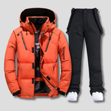 Amelie | Women's Ski Suit with Hooded Jacket & Snow Trousers – Storm Flap, Water-Resistant Finish — view 4