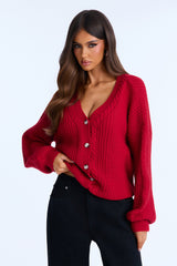 Women's Cardigan — Button Down, Long Sleeve | Yvezi — 35