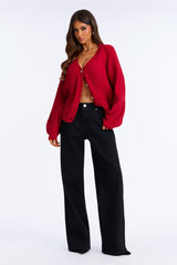 Women's Cardigan — Button Down, Long Sleeve | Yvezi — 36