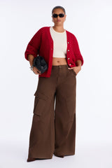 Women's Cardigan — Button Down, Long Sleeve | Yvezi — 40