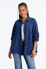 Women's Pinstripe Shirt | Yvezi — 16