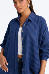 Women's Pinstripe Shirt | Yvezi — 18