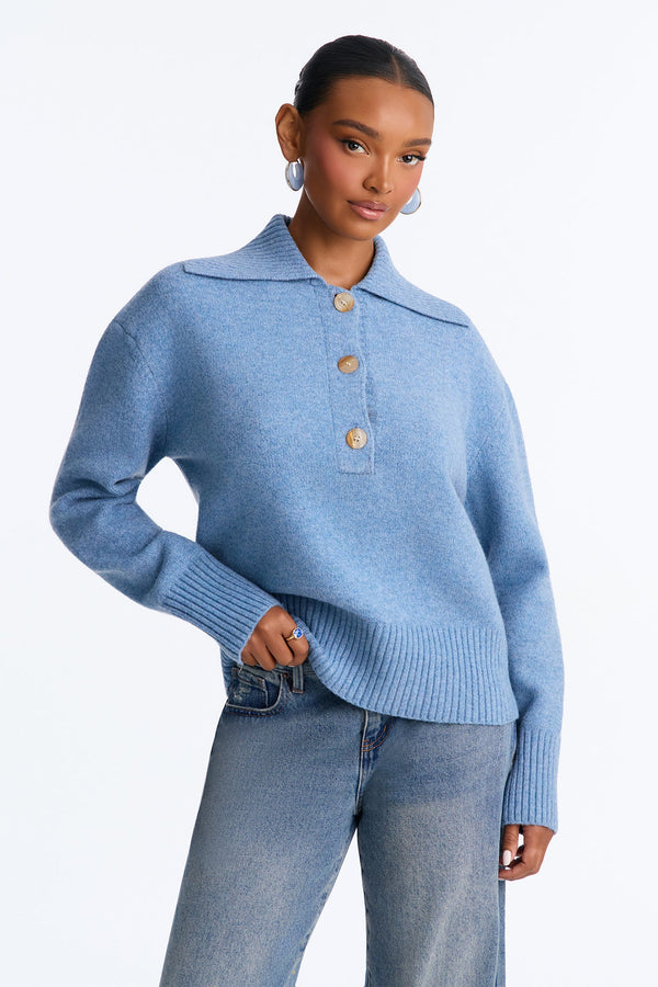 Women's Knit Sweater — Long Sleeve | Yvezi — 1