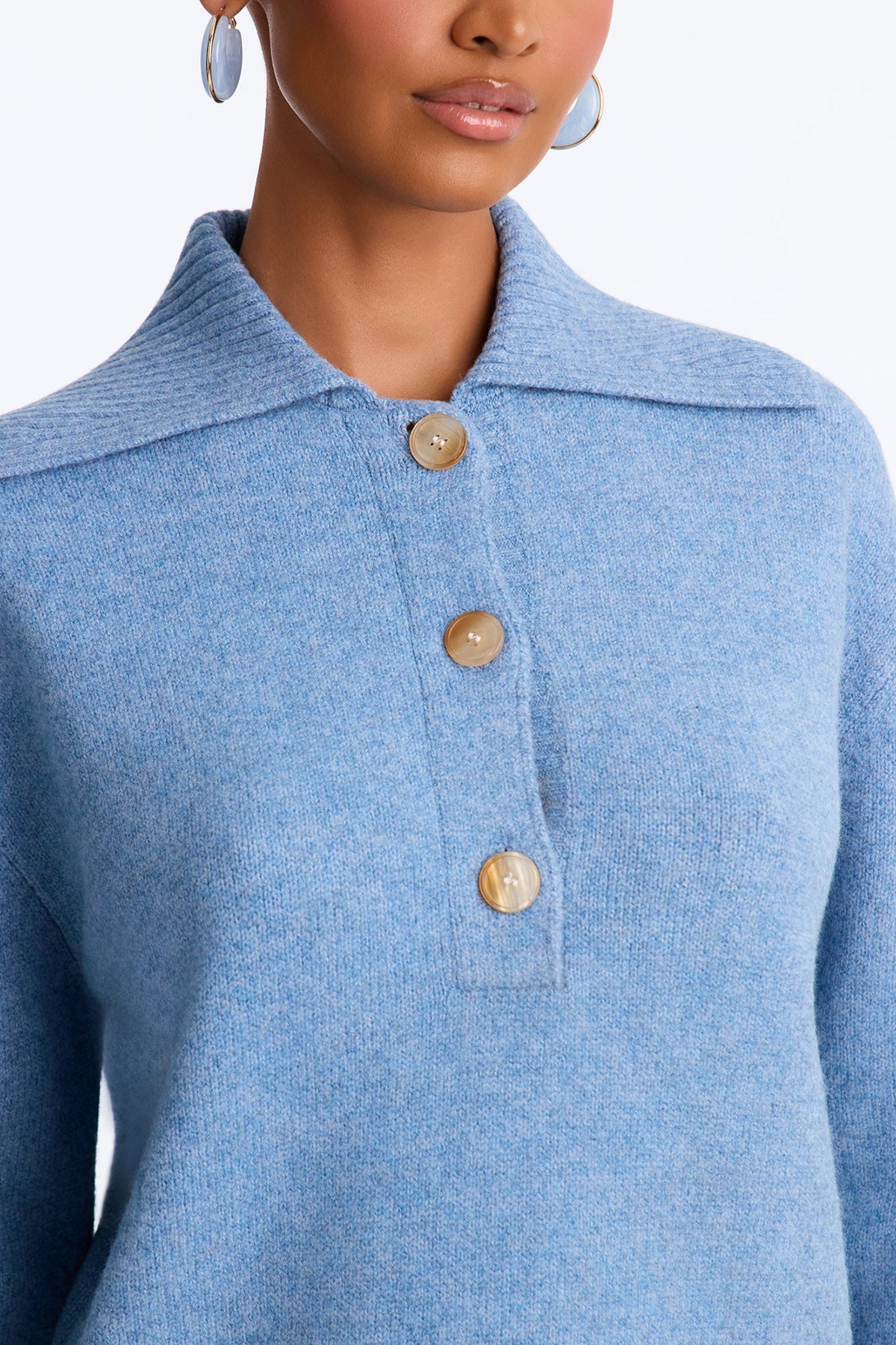 Women's Knit Sweater — Long Sleeve | Yvezi — 3