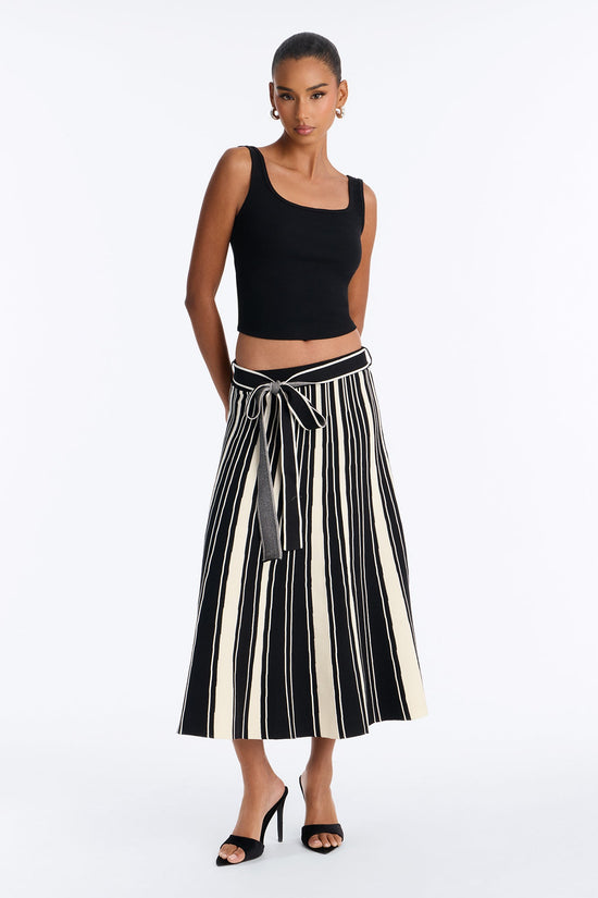 Women's Viscose Midi Skirt | Yvezi — 1