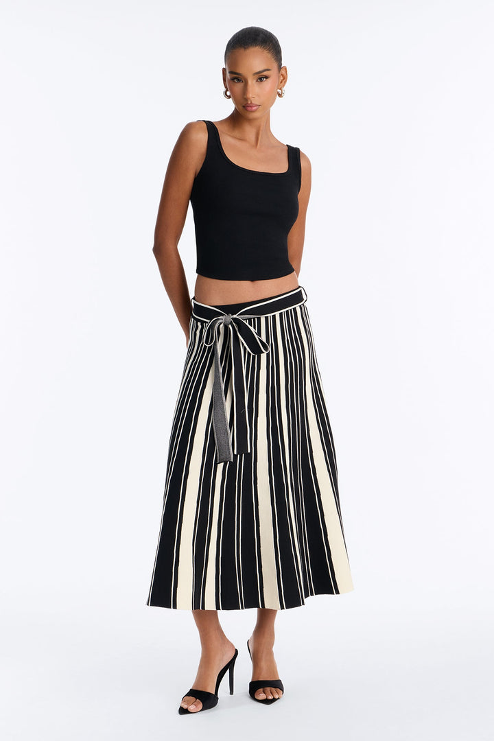 Women's Viscose Midi Skirt | Yvezi — 1