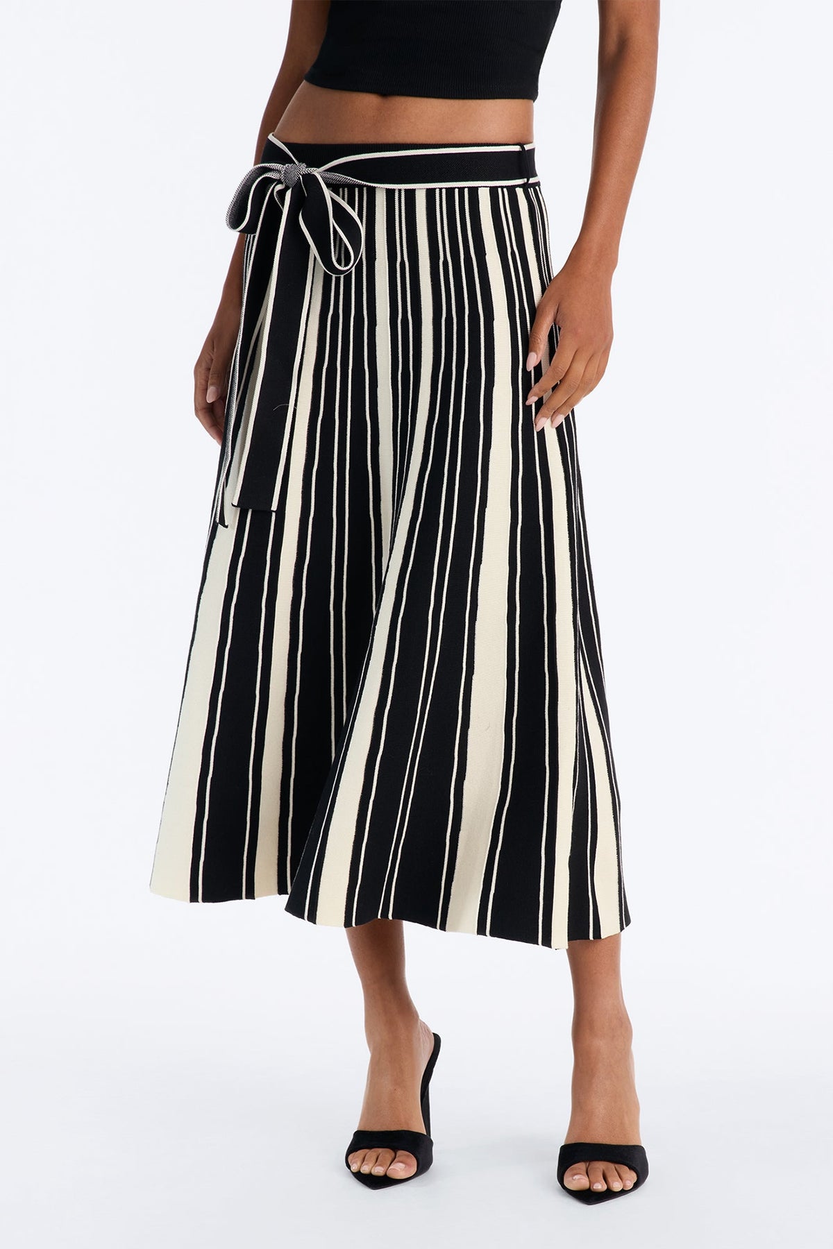 Women's Viscose Midi Skirt | Yvezi — 2