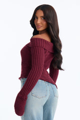 Women's Sweater — Long Sleeve, Ribbed | Yvezi — 4