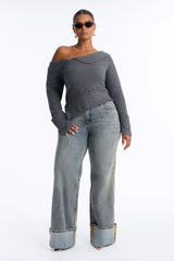 Women's Sweater — Long Sleeve, Ribbed | Yvezi — 10