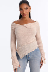 Women's Sweater — Long Sleeve, Ribbed | Yvezi — 13