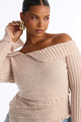 Women's Sweater — Long Sleeve, Ribbed | Yvezi — 19