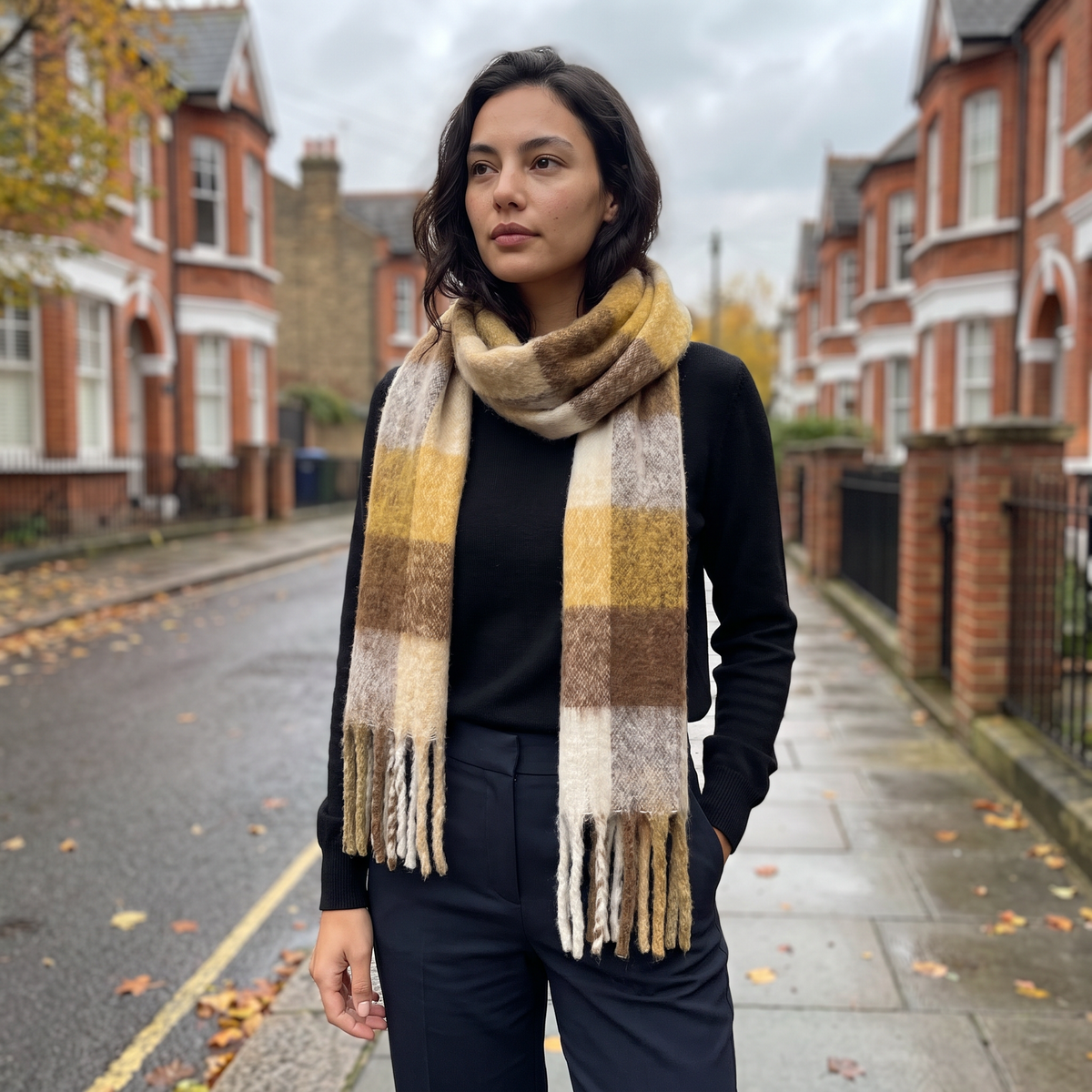 Primrose | Women's Thick Winter Scarf — view 2